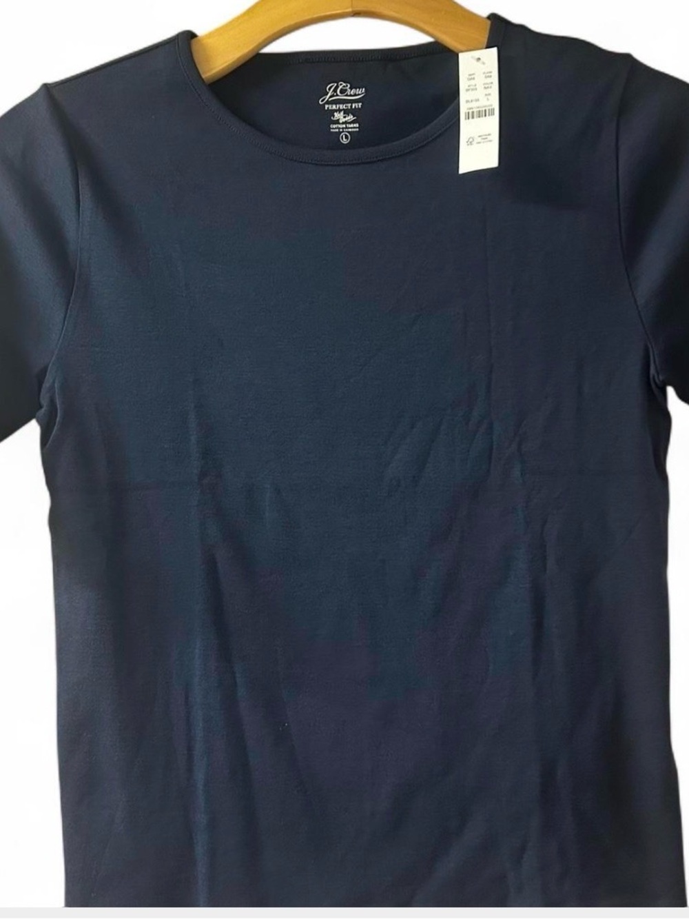 J.Crew Navy perfect fit tee nwt size L